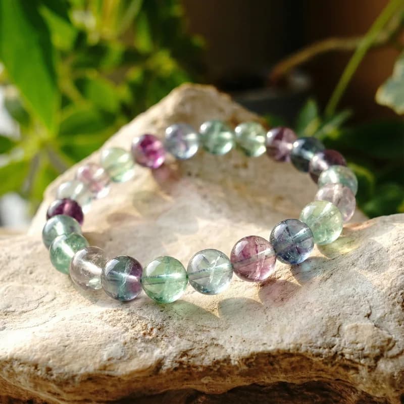 フローライトブレスレット｜考えすぎた心を整える「メンタルクールダウン」のおとも守り