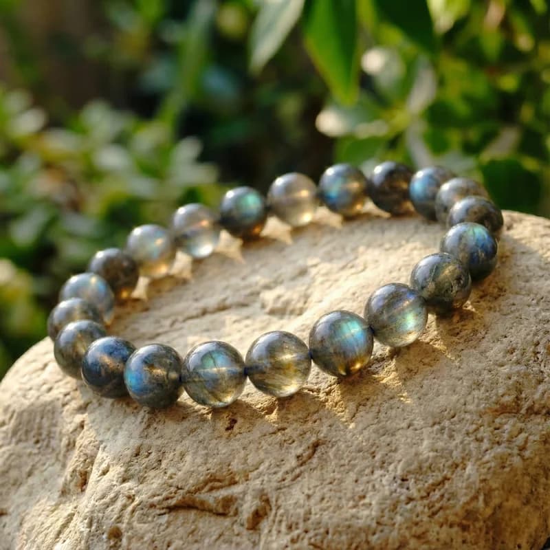 ラブラドライトブレスレット