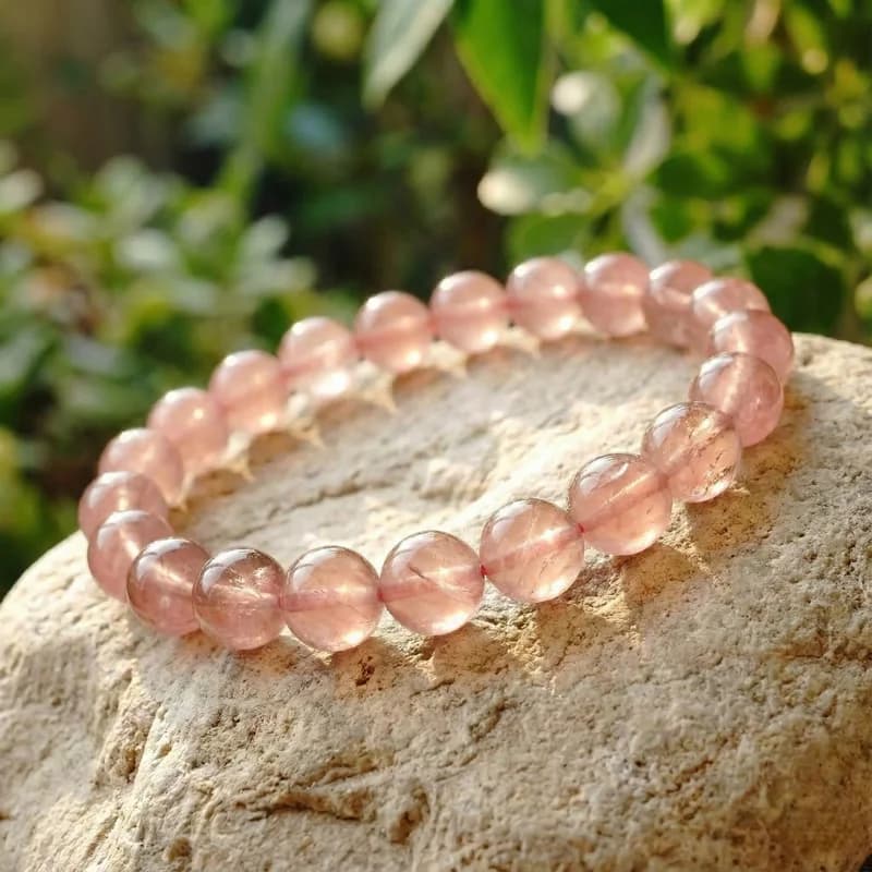 ローズクォーツブレスレット